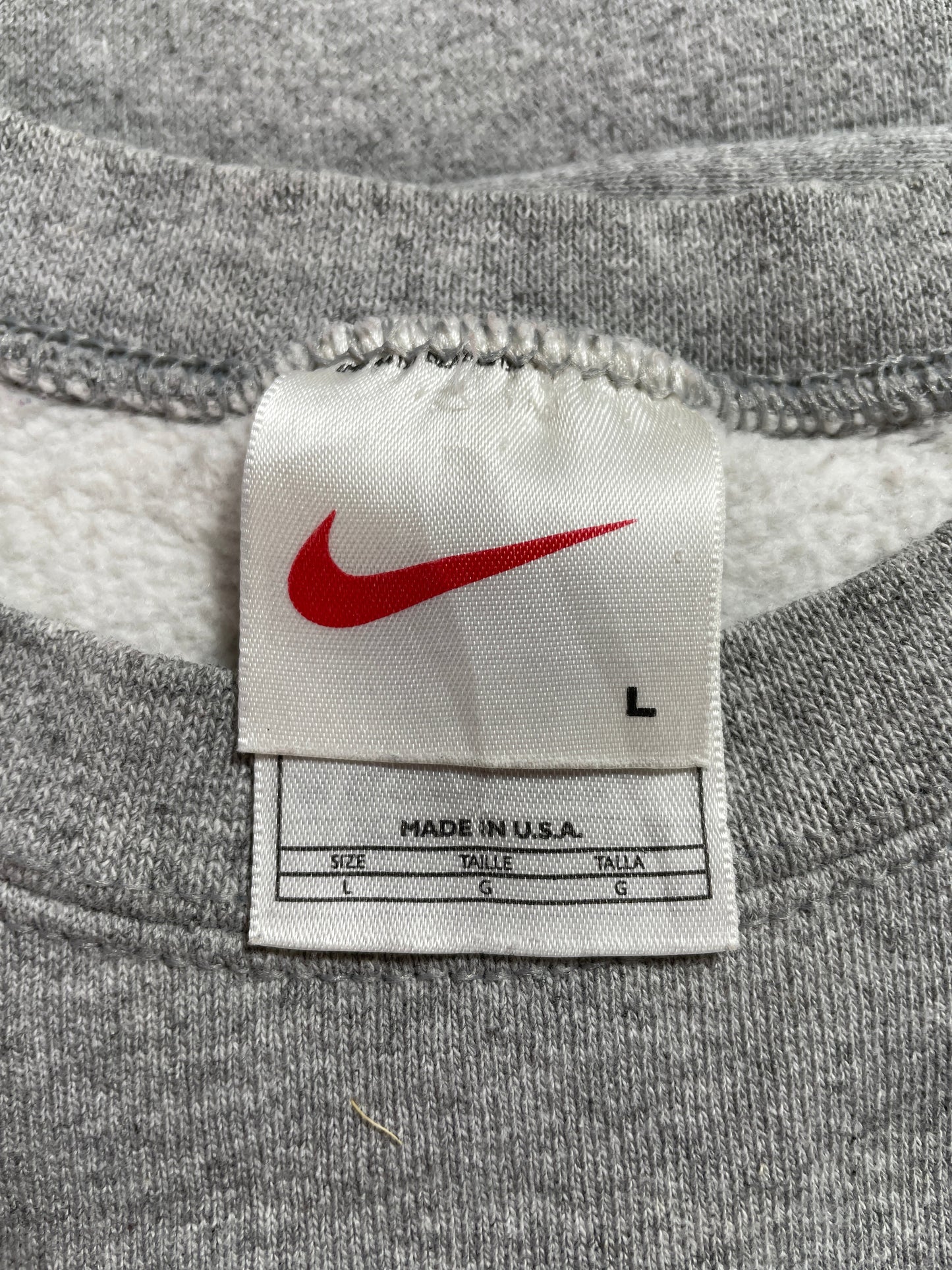 90's NIKE MINI SWOOSH Made in USA Size L Vintage Sweat-shirt / F3120S