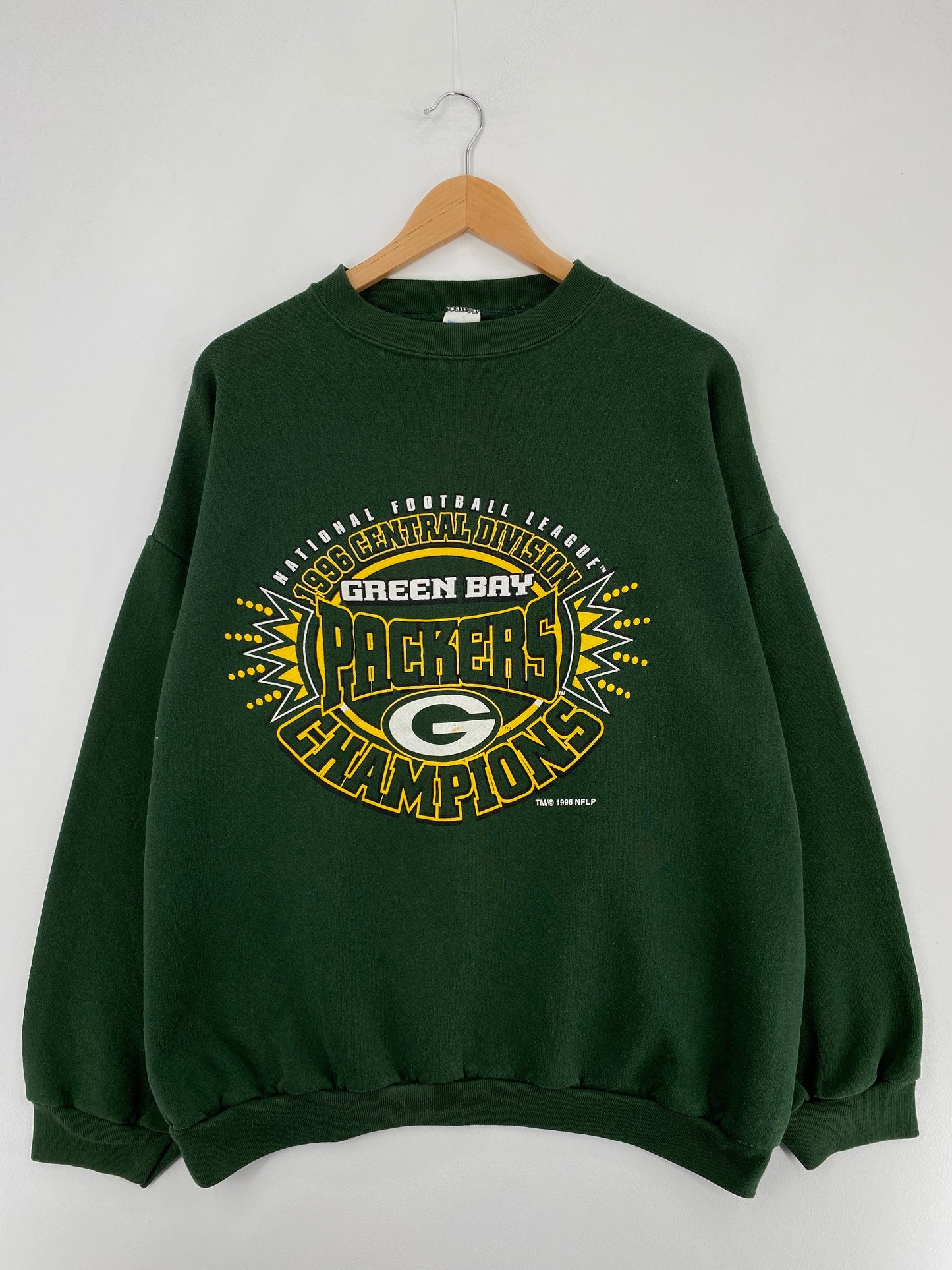 1996 GREEN BAY PACKERS Size XXL Vintage NFL Sweat shirt / F1624S