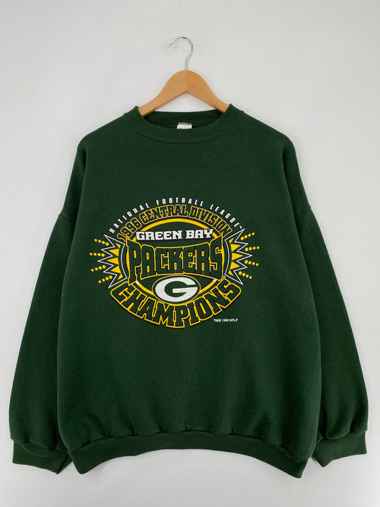 1996 GREEN BAY PACKERS Size XXL Vintage NFL Sweat shirt / F1624S