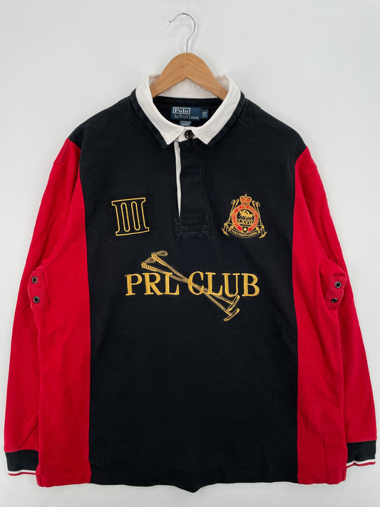 .90’s POLO RALPH LAUREN Size XL Vintage Rugby-Shirt / F2707R