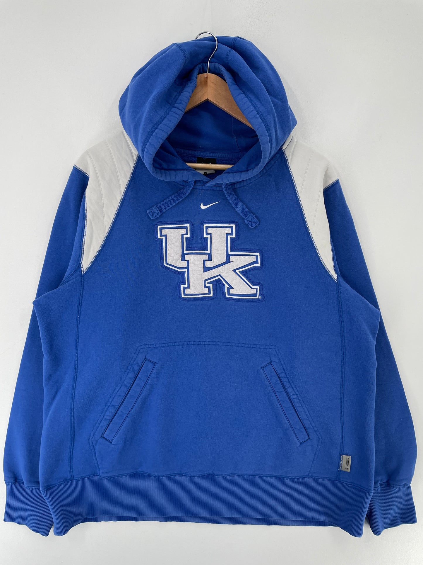 Vintage NIKE x UNIVERSITY OF KENTUCKY Size L Vintage College Hoodie Sweat-Shirt / E8042S