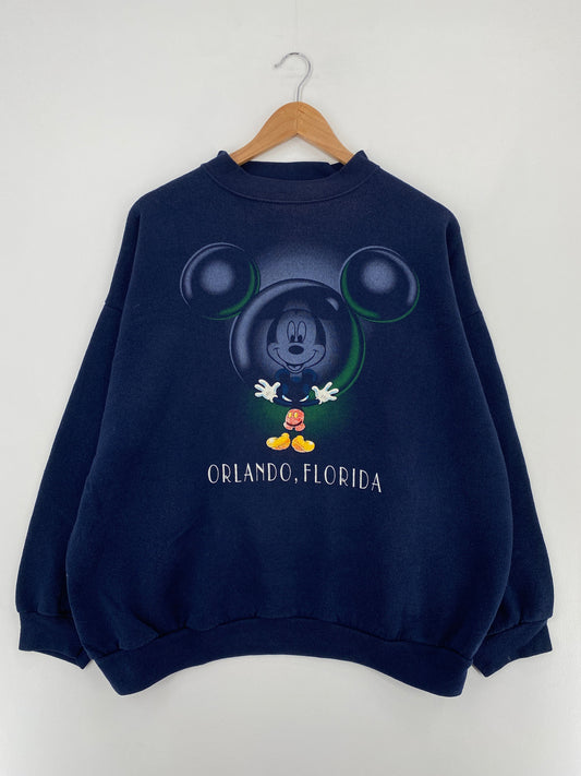 90's DISNEY MICKEY Made in USA Size XXL Vintage Sweat-shirt / G3621S