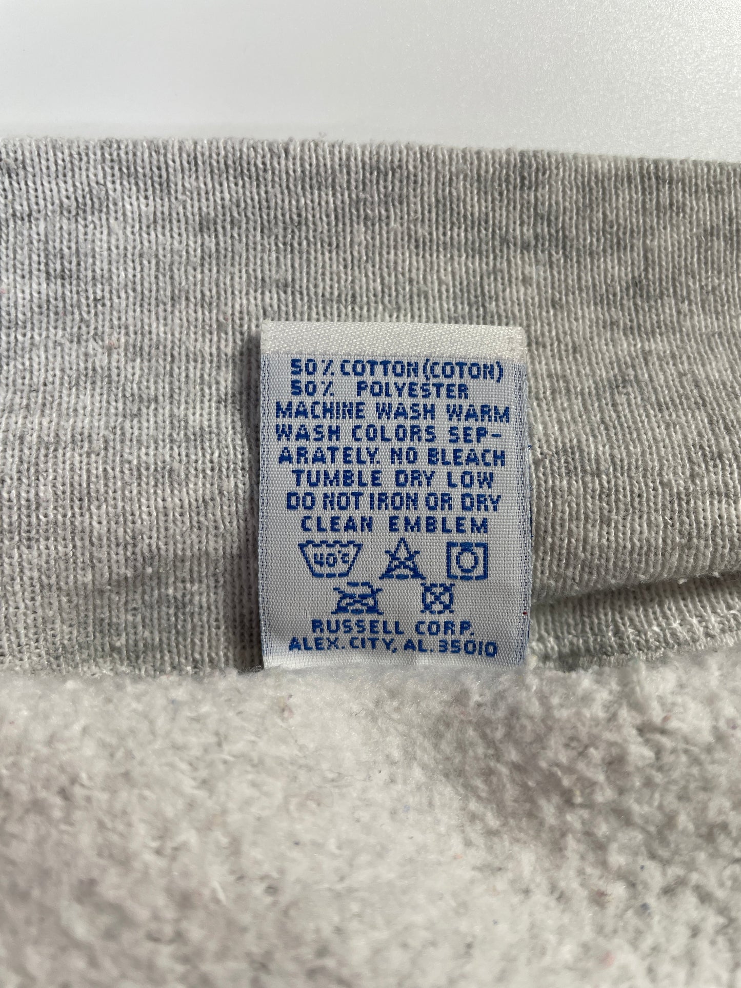 90's RUSSELL x HACKETTSTOWN TIGER PRIDE Made in USA Size M Vintage College Sweat-Shirt / G5587S