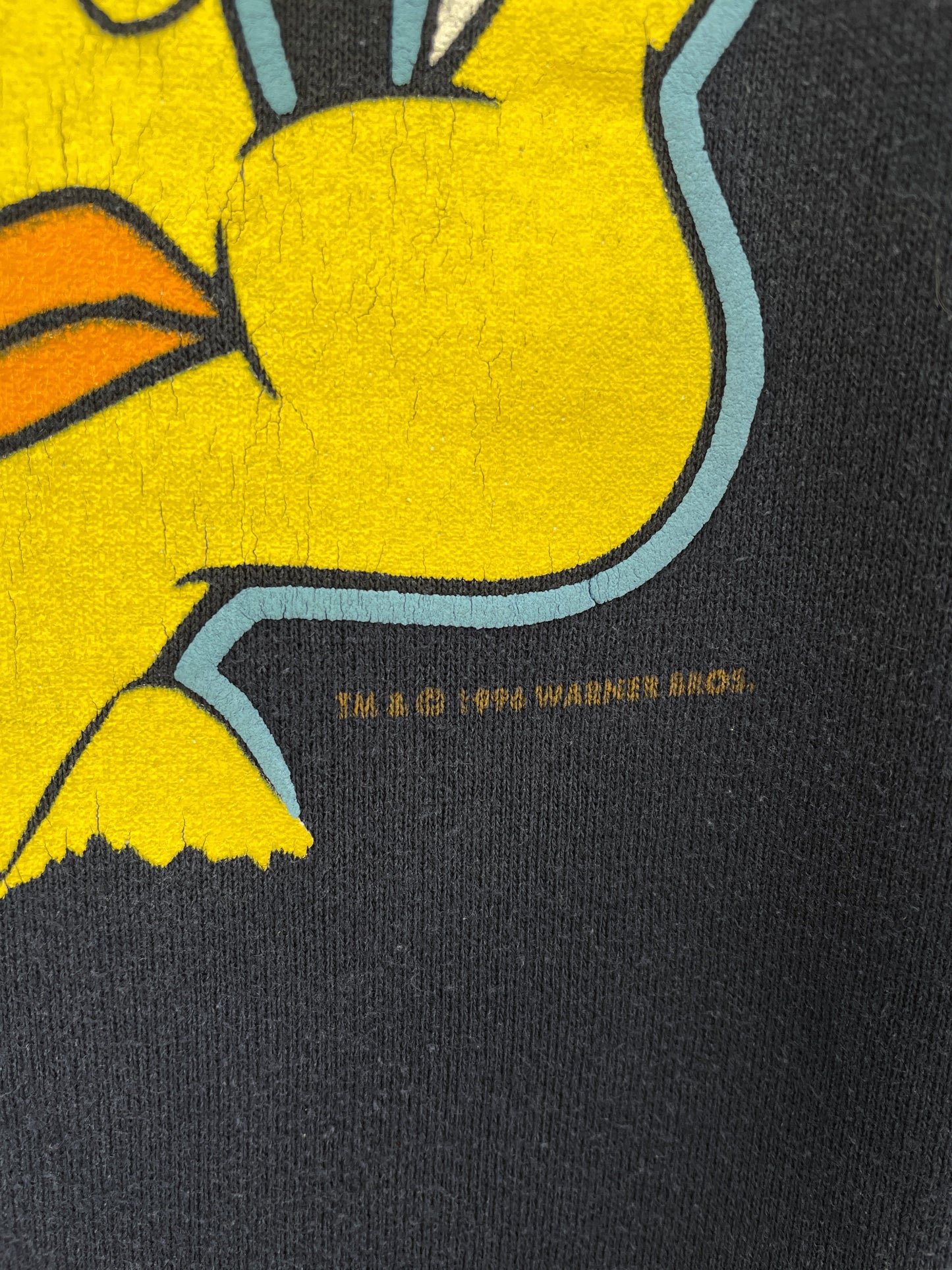 1994 LOONEY TUNES TWEETY Size Approx.L Vintage Sweat-shirt / F7737S