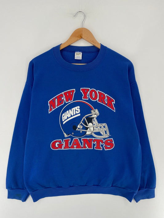 90's NEW YORK GIANTS Made in USA Size XL(46-48) Vintage NFL Sweat-shirt / F4245S
