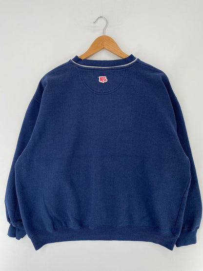 Vintage NEW ENGLAND PATRIOTS Size Approx.L NFL Sweat-Shirt / E7991S