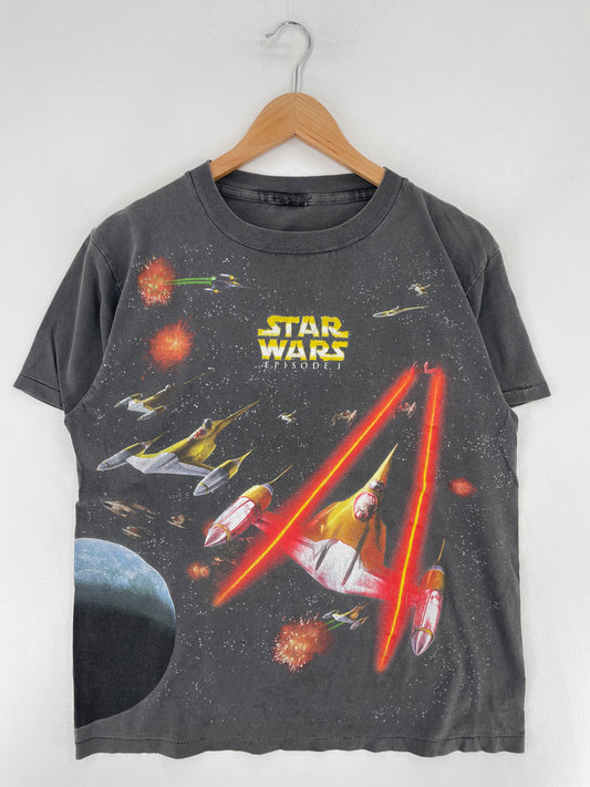90’s DISNEY STAR WARS Episode1 Size Approx.L T-Shirt / E7286T