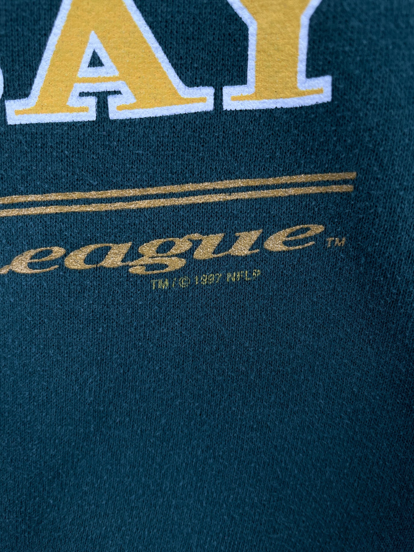 .1997 GREEN BAY PACKERS Made in USA Size XL Vintage NFL Sweat-Shirt / F2303S