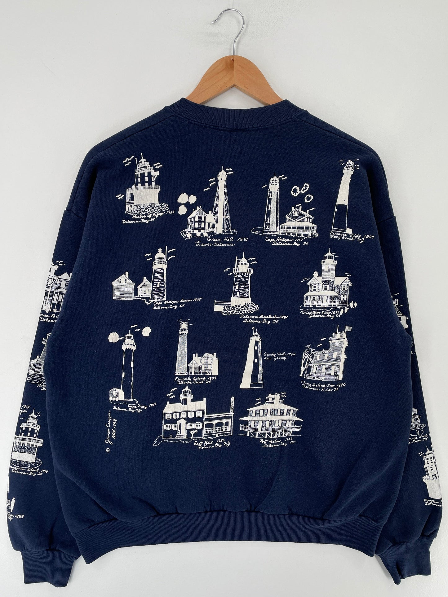 90's CAPE COD Made in USA Size XL Vintage Sweat-shirt / F6280S