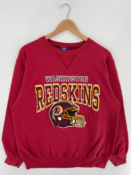 .CHAMPION x WASHINGTON REDSKINS Made in USA Size L Vintage Sweat-shirt / F5039S