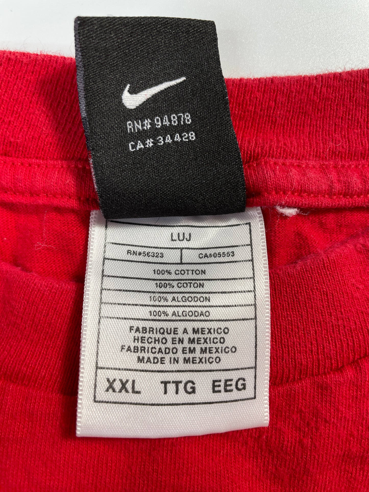 00' NIKE CENTER SWOOSH Size XXL Vintage Long Sleeve T-shirt / E9935T