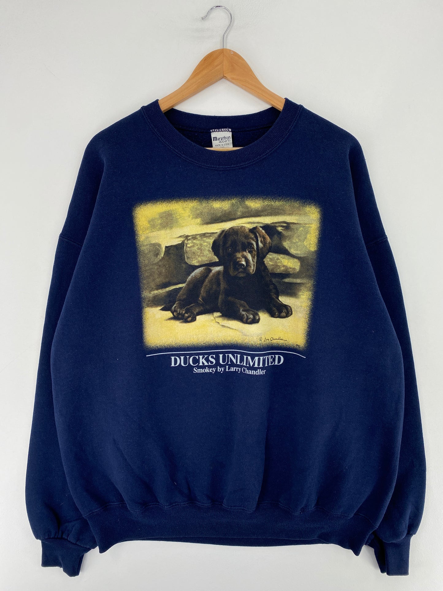 90's DOG Made in USA Size XXL Vintage Animal Sweat-Shirt / E9517S