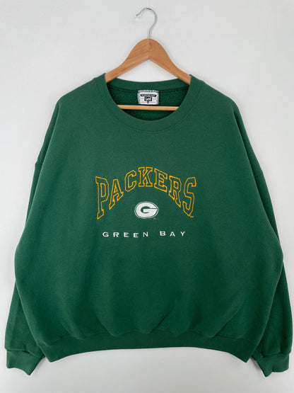 90's GREEN BAY PACKERS Made in USA Size XXL Vintage NFL Sweat-Shirt / F4207S