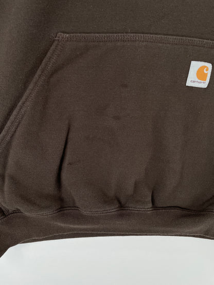 Vintage CARHARTT Size L Hoodie Sweat-Shirt / E7938S