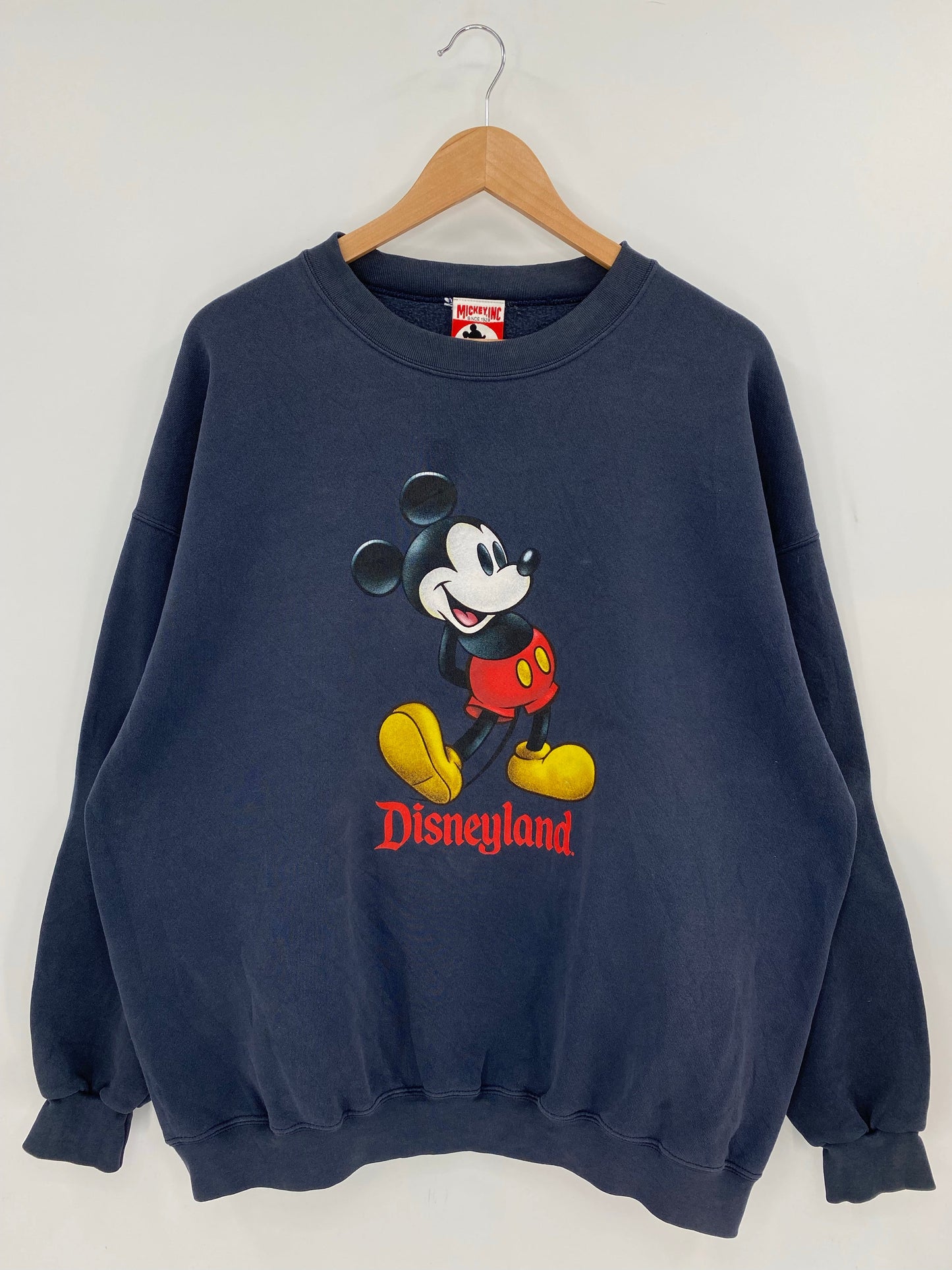 90's DISNEYLAND MICKEY Size XXL Vintage Sweat-shirt / F5214S