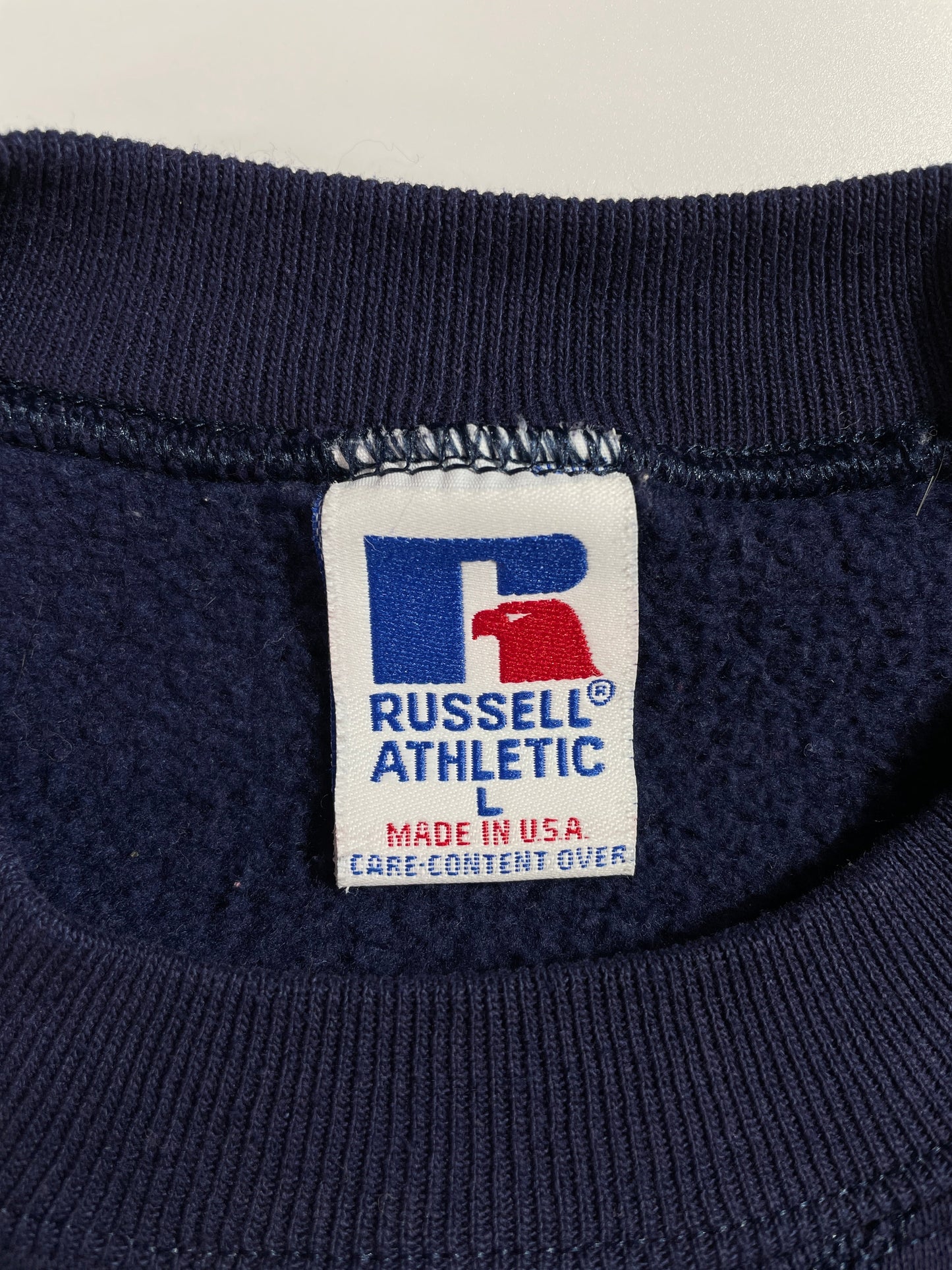 90's RUSSELL x DUKE UNIVERSITY Made in USA Size L Vintage College Sweat-shirt / F1485S