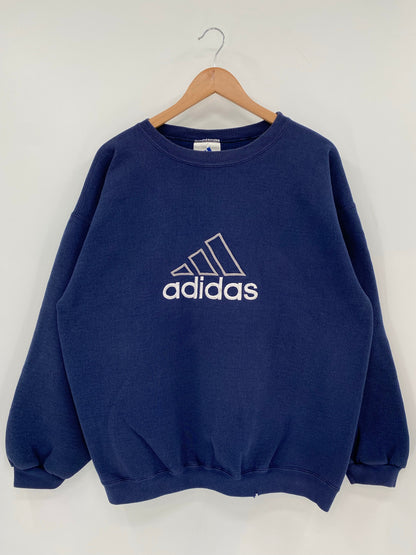 90’s ADIDAS Made in USA Size L Vintage Sweat-shirt / F675S