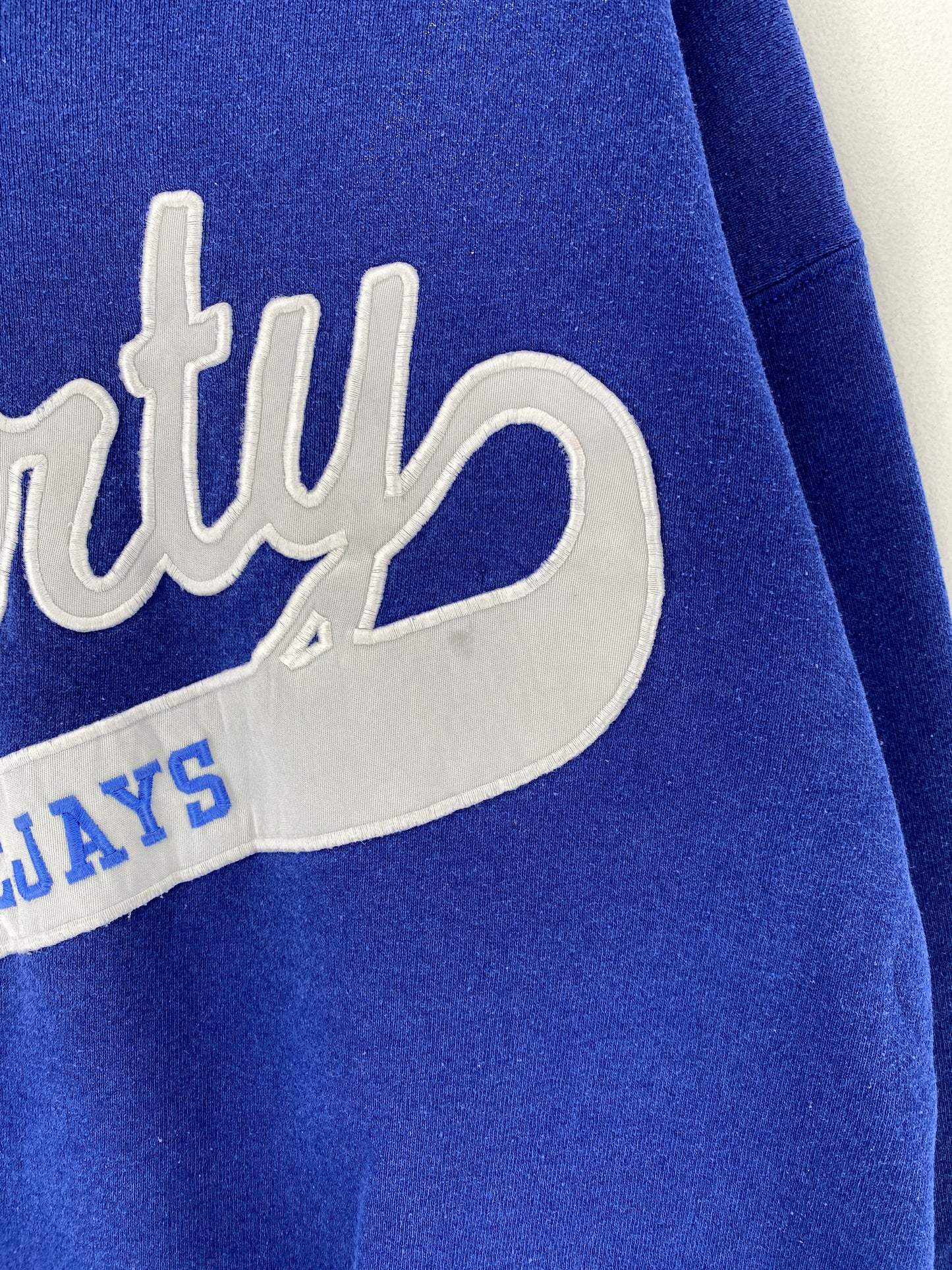 90's LIBERTY BLUEJAYS Made in USA Size XL Vintage College Sweat-Shirts / G5385S