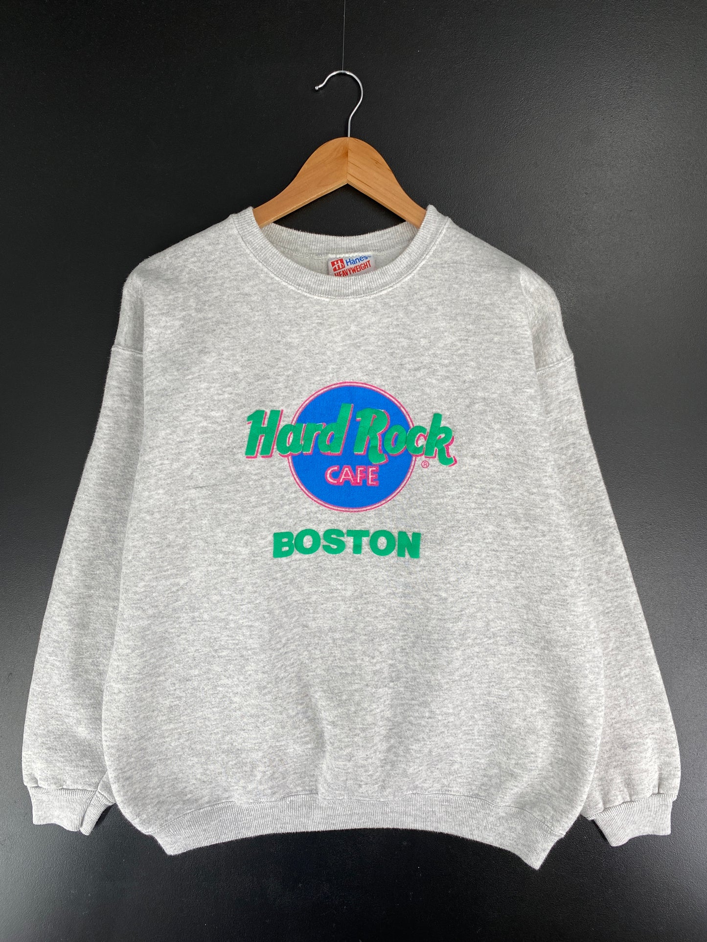 90’s HARD ROCK Size L Vintage Sweat-shirt / E7561S