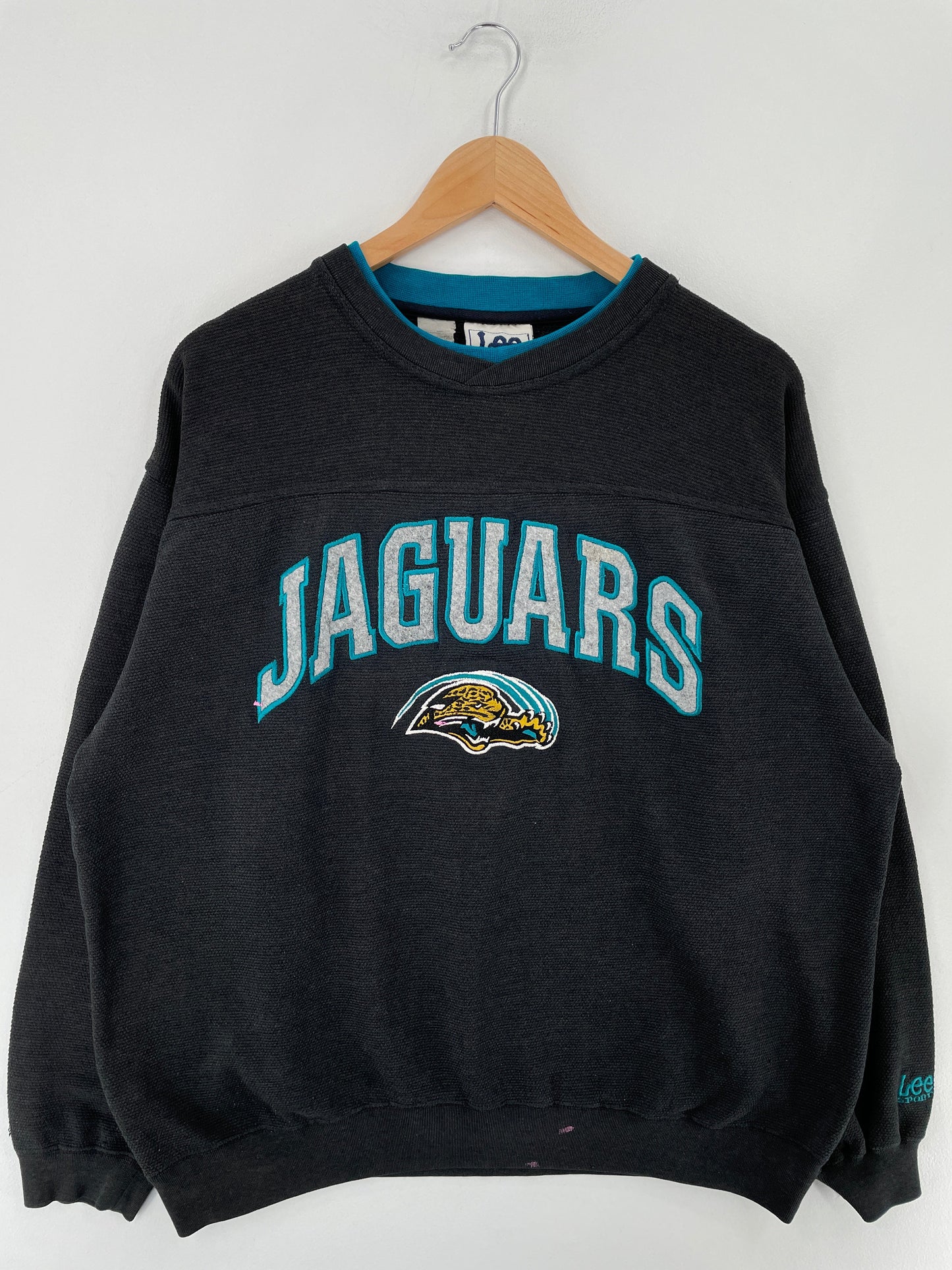 90’s NASHVILLE JAGUARS Size L Vintage NFL Sweat-Shirt / F530S