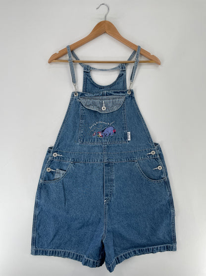 00' DISNEY EEYORE Size XL Vintage Denim Overall / E7841P