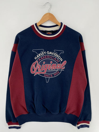 90's HARLEY DAVIDSON Size XL Vintage Sweat-Shirt / E7652S
