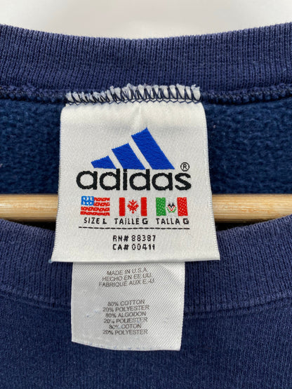 90’s ADIDAS Made in USA Size L Vintage Sweat-shirt / F675S