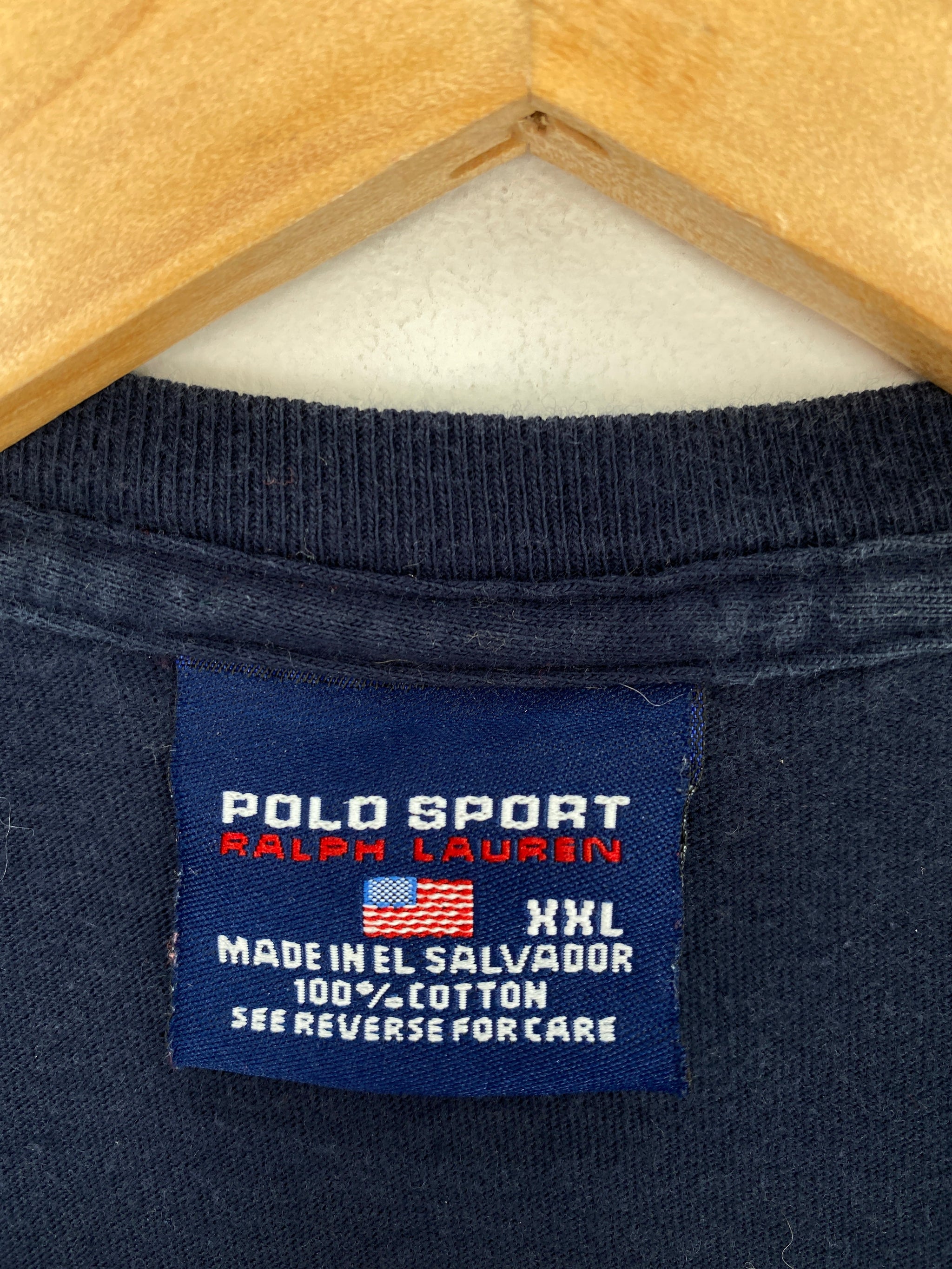 大人 可愛い 服  90's POLO SPORT Size XXL Vintage Long Sleeve T-shirt / G627T トップス