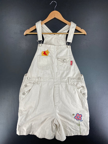 00' DISNEY WINNIE THE POOH Size Women's M Denim Overall / E8771P