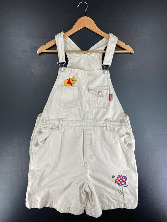 00' DISNEY WINNIE THE POOH Size Women's M Denim Overall / E8771P