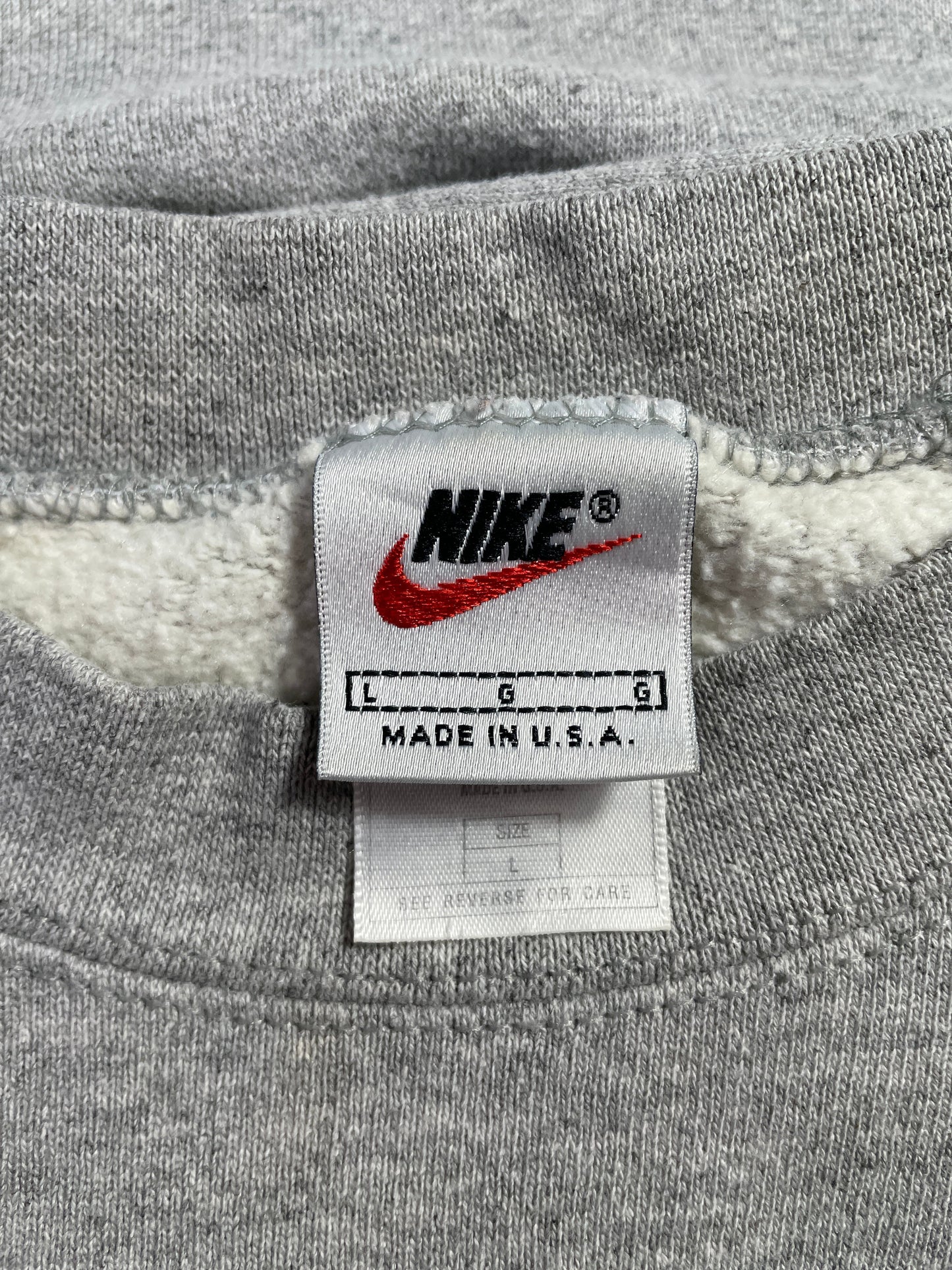 90's NIKE x DENVER BRONCOS x GREEN BAY PACKERS Made in USA Size XL Vintage NFL Sweat shirt / F5136S