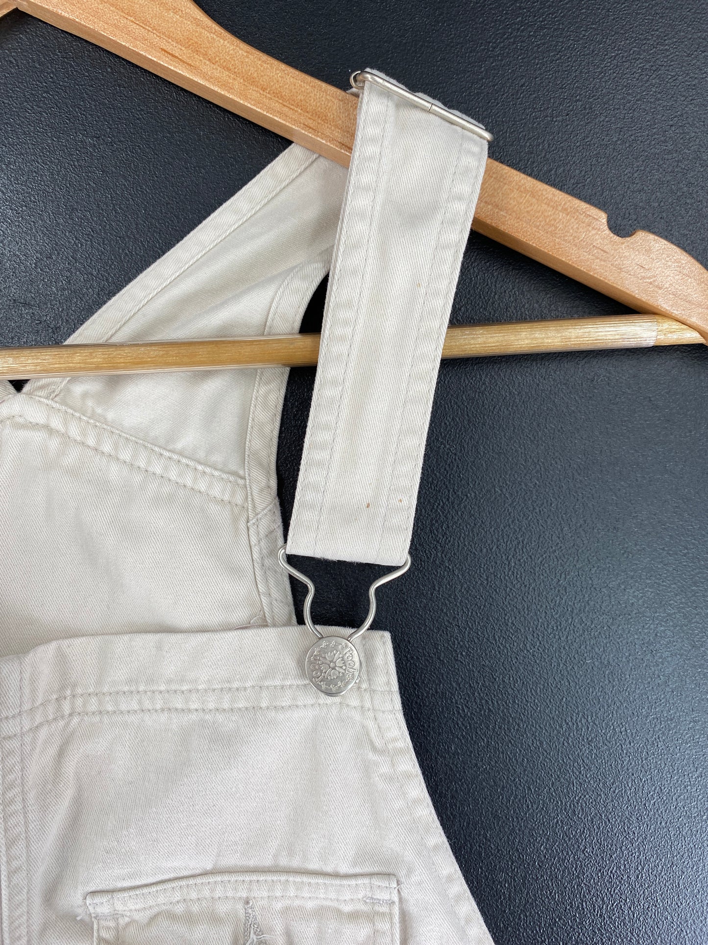 00' DISNEY WINNIE THE POOH Size Women's M Denim Overall / E8771P