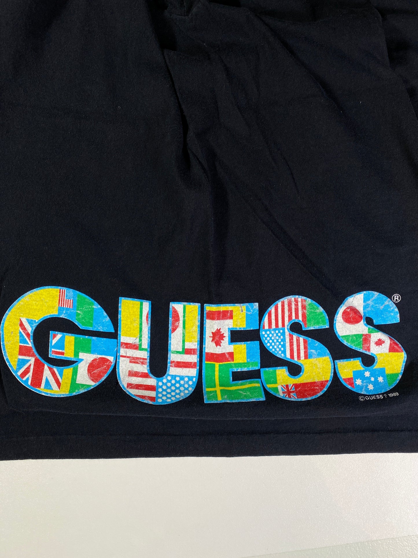 .1989 GUESS Made in USA Approx. Size XL Vintage T-Shirts / E7458T