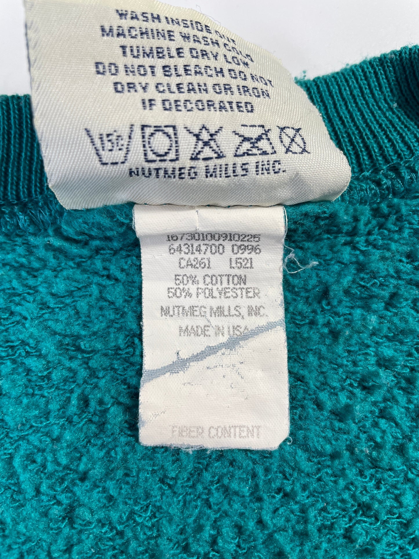 90's MIAMI DOLPHINS Made in USA Size L Vintage NFL Sweat-shirt / F8155S