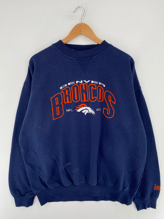 90’s DENVER BRONCOS Size XL Vintage NFL Sweat-Shirt / E9125S