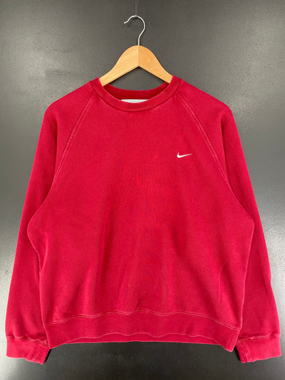 00' NIKE MINI SWOOSH Size M Vintage Sweat-Shirt / F941S