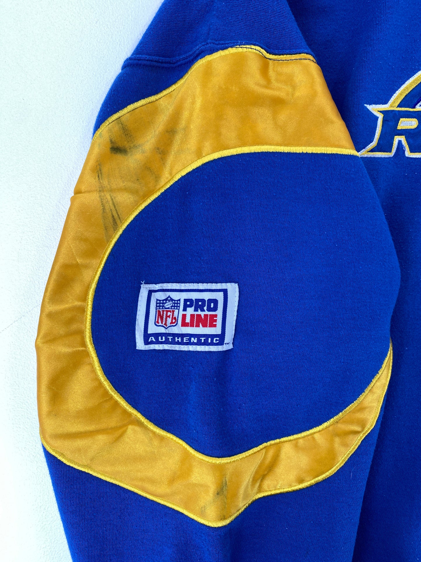 90's STARTER x ST. LOUIS RAMS Size XL Vintage NFL Sweat-Shirt / E6928S