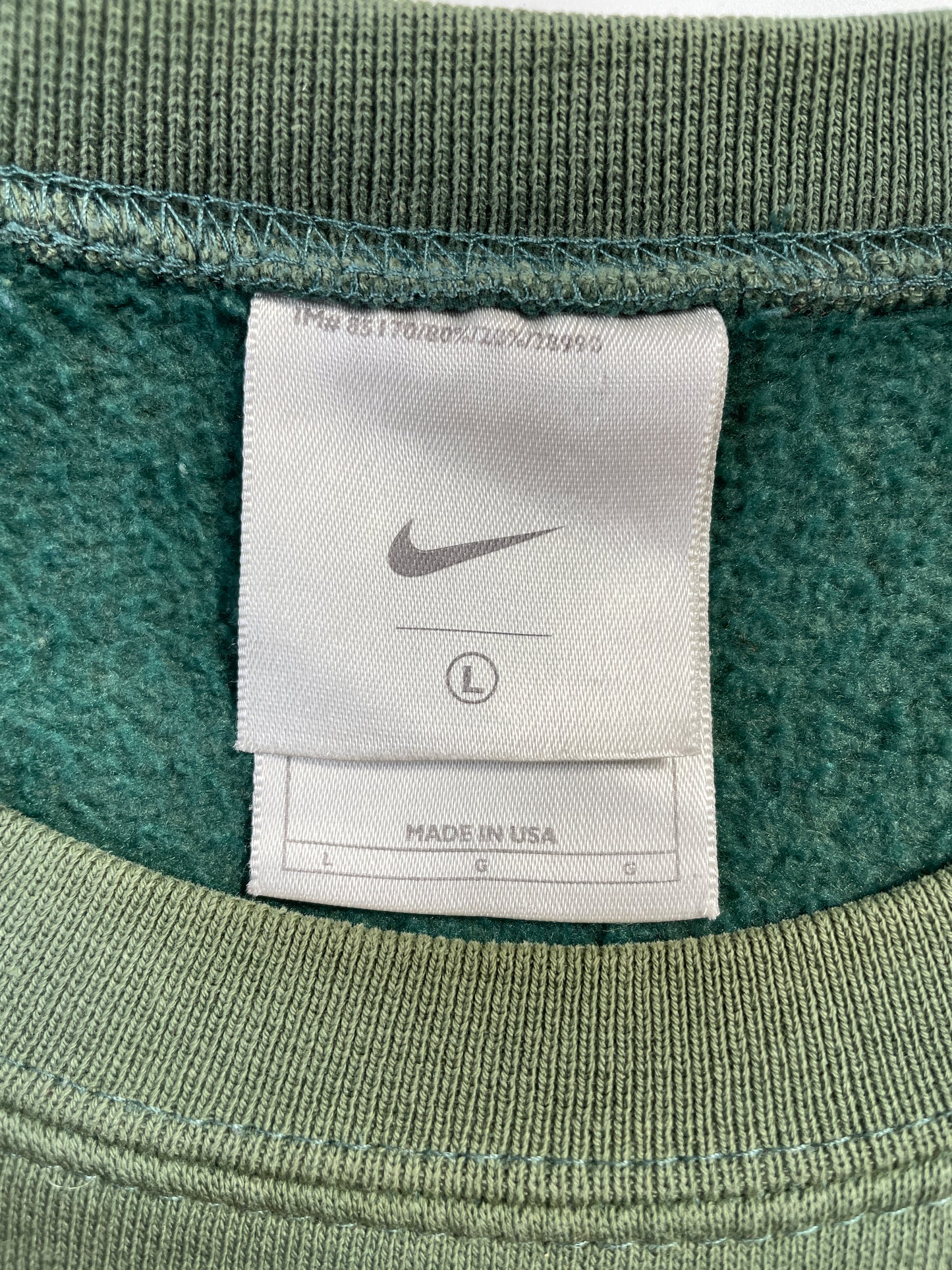 90’s NIKE MINI SWOOSH Made in USA Size L Vintage Sweat-Shirt / F499S