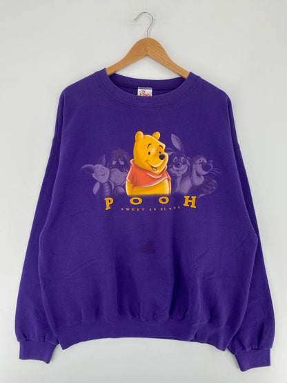 .00’ DISNEY WINNIE THE POOH Made in USA Size XL Vintage Sweat-Shirt / E7453S