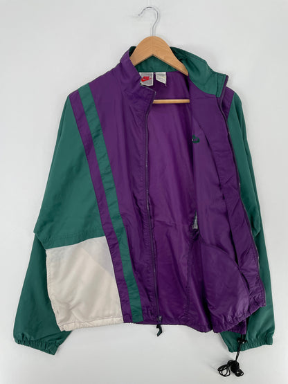 90's NIKE Silver Tag Size L Vintage Nylon Jacket / F2090N