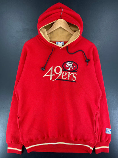 90's SAN FRANCISCO 49ERS Size L Vintage NFL Hoodie Sweat-Shirt / F8457S