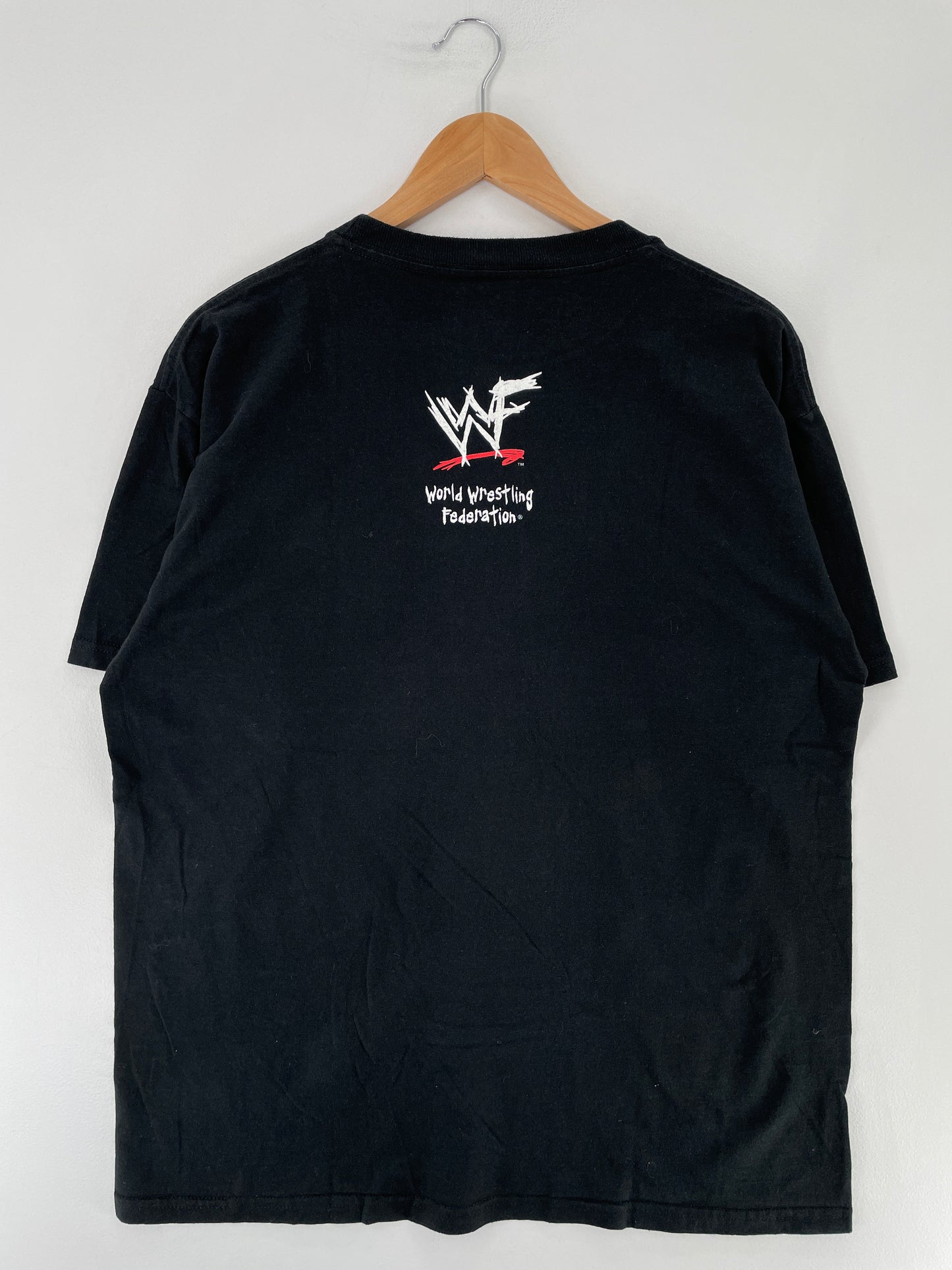 1999 THE ROCK WWF Size L Vintage WWF T-shirt / E7730T