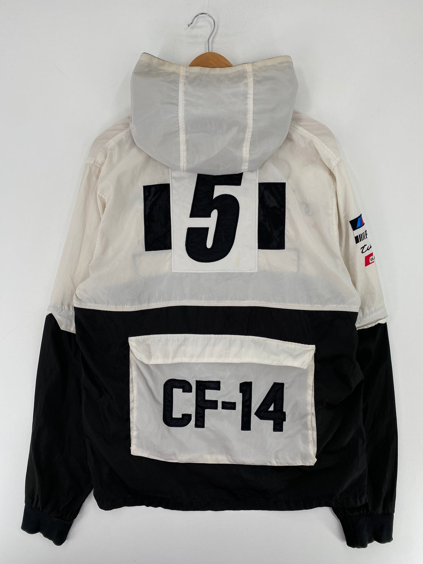 .Vintage TEAM GERMANY Size No Tag (Approx.XL) Racing Nylon Jacket / E9121N