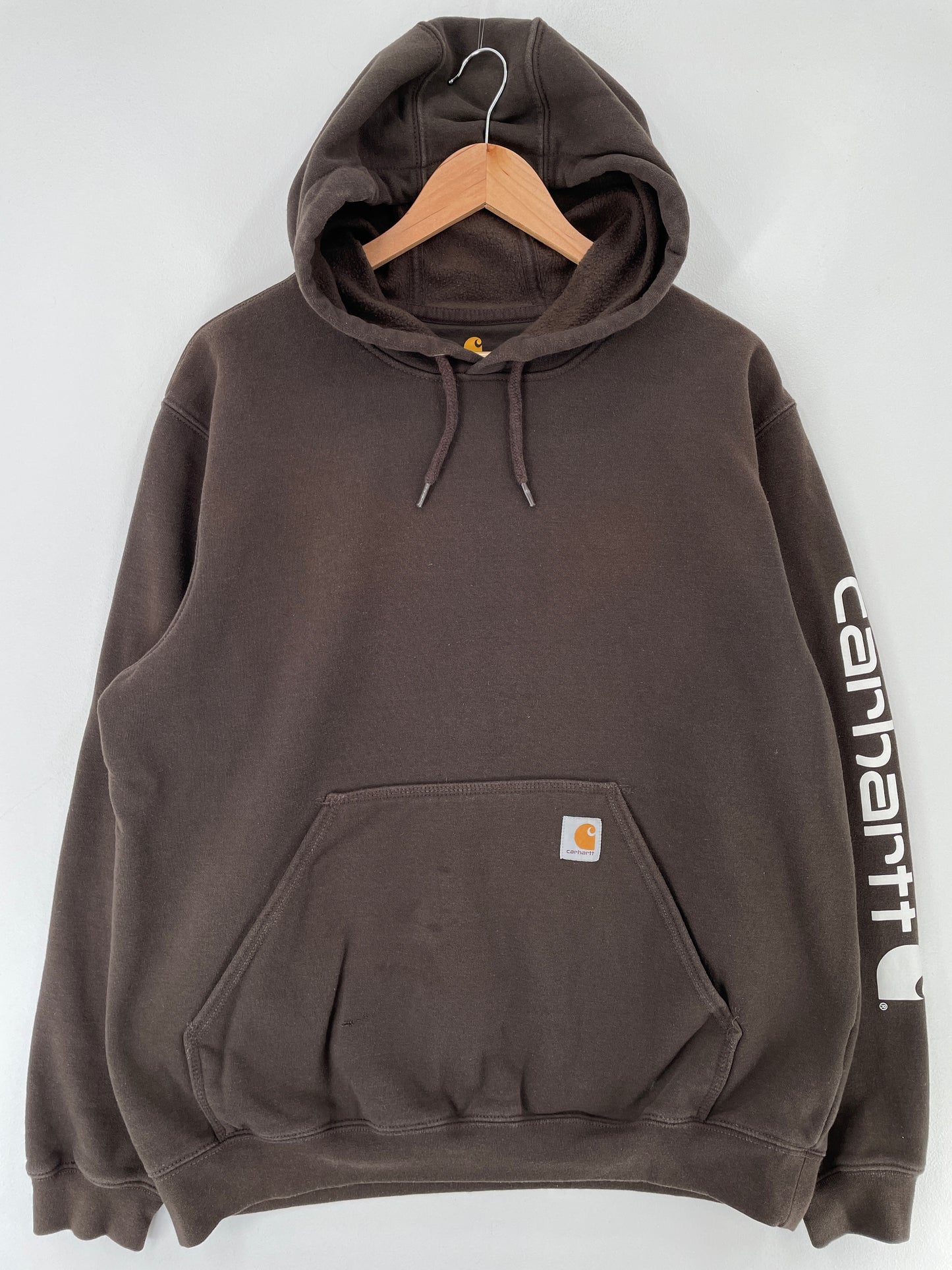 Vintage CARHARTT Size L Hoodie Sweat-Shirt / E7938S