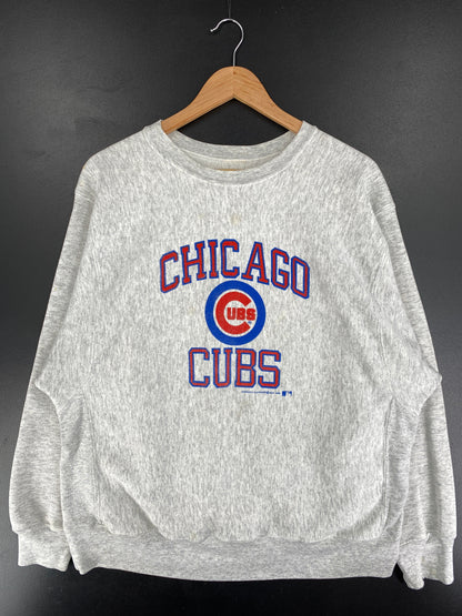 90’s CHICAGO CUBS Size Approx.XL MLB Sweat-Shirt / F6569S