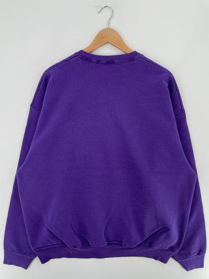 90's KANSAS STATE Made in USA Size XXL Vintage College Sweat-Shirt / F2621S