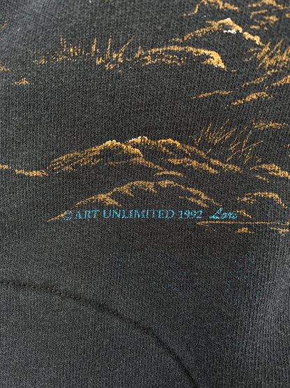 1992 BALD EAGLE Made in USA Size XXL Vintage Animal Sweat-Shirt / F1225S