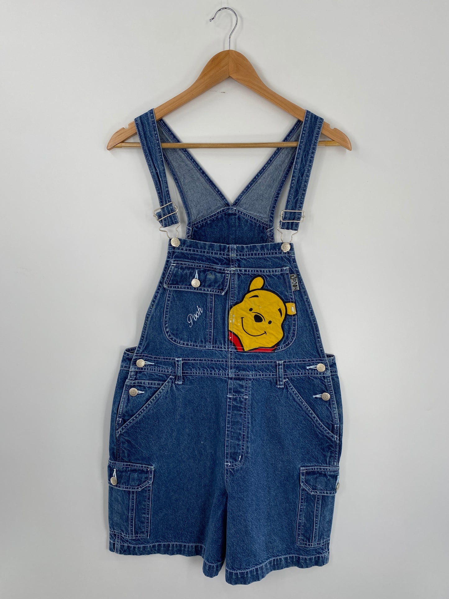 Vintage DISNEY POOH Size S Denim Overall / E8902P