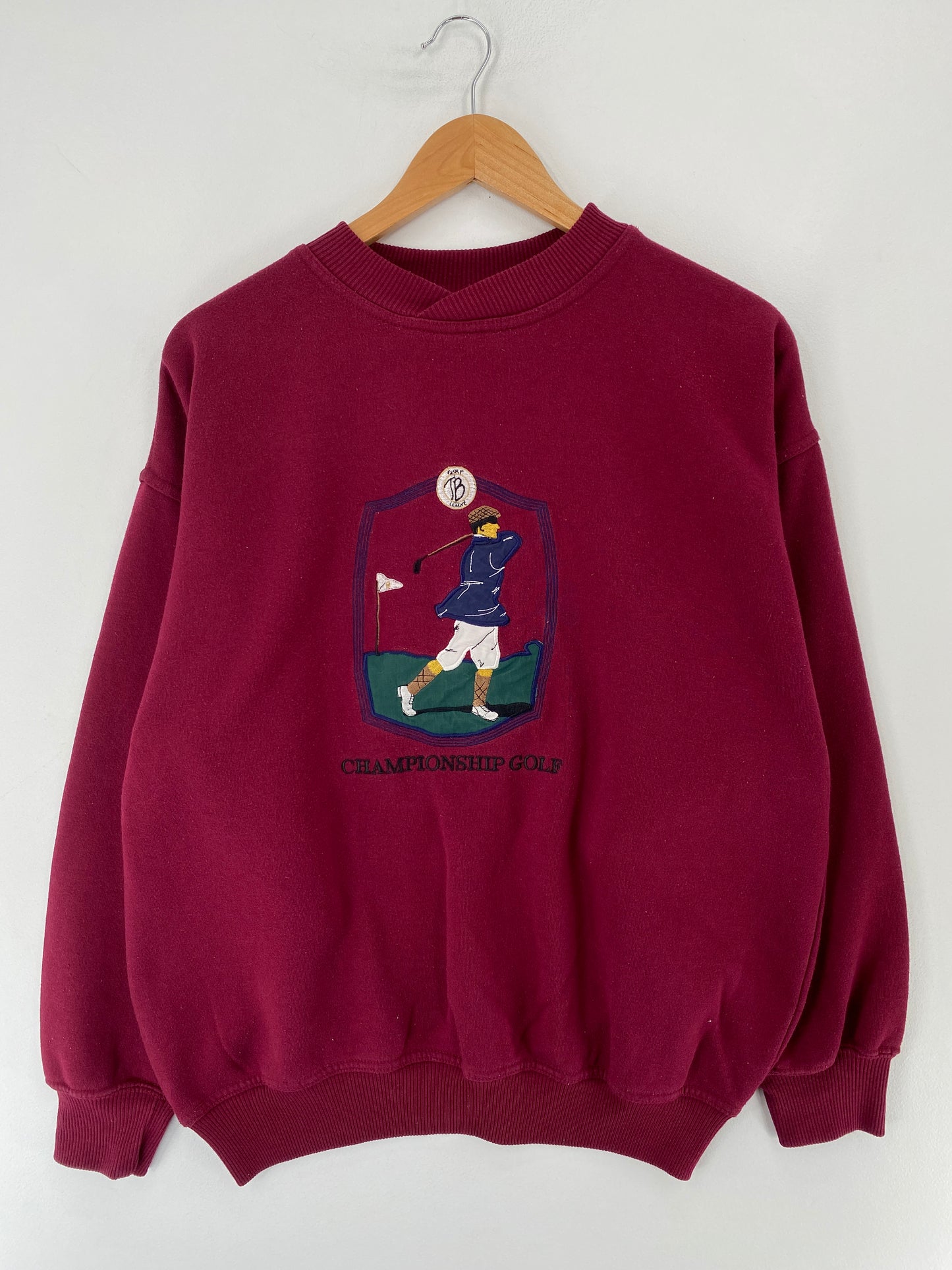 90's CHAMPIONSHIP GOLF Made in USA Size L Vintage Sweat-Shirt / E9005S