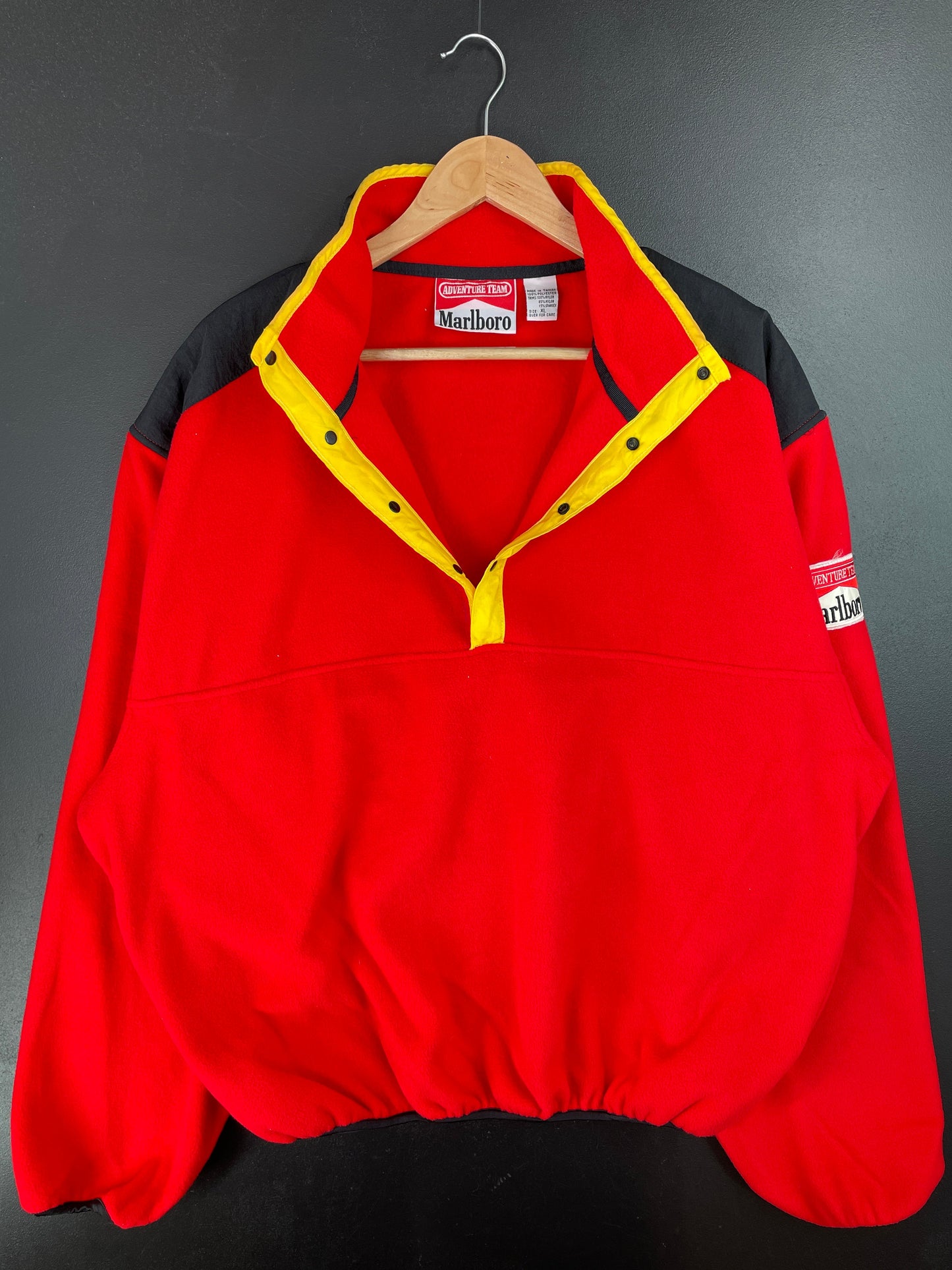 90’s MARLBORO Size XL Vintage Half Zip-up Fleece / G4279F